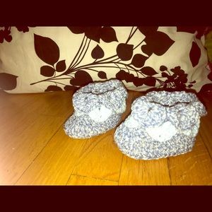 3-6 months booties hand made by Nonna!